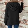 2025 Women's Waffle Knit Hooded Sweatshirt - Autumn/Winter Casual Long Sleeve with Drawstring