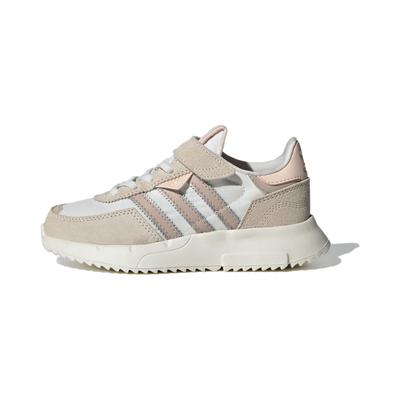 Originals Retropy F2 Comfortable Lightweight Low-Top Casual Shoes Kids Sneakers Brown White Pink JR0036