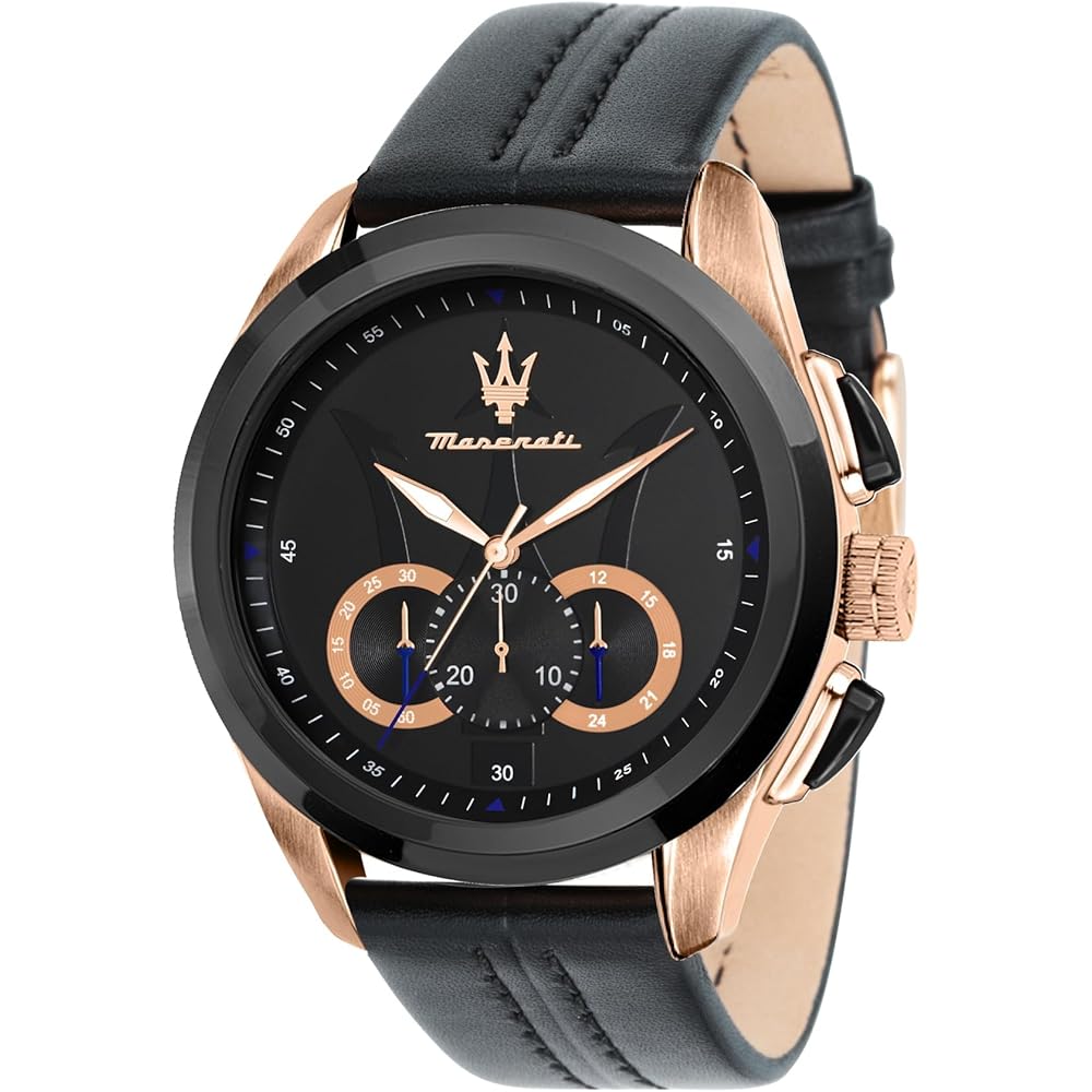 Maserati Traguardo Men s Quartz Watch Luminous Pointer 10 ATM Water Resistant Japanese Movement