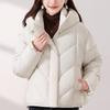 Fashion Winter Jackets Woman Short Parkas Hooded Plus Size Loose Thick Warm Outerwears Women's Coats