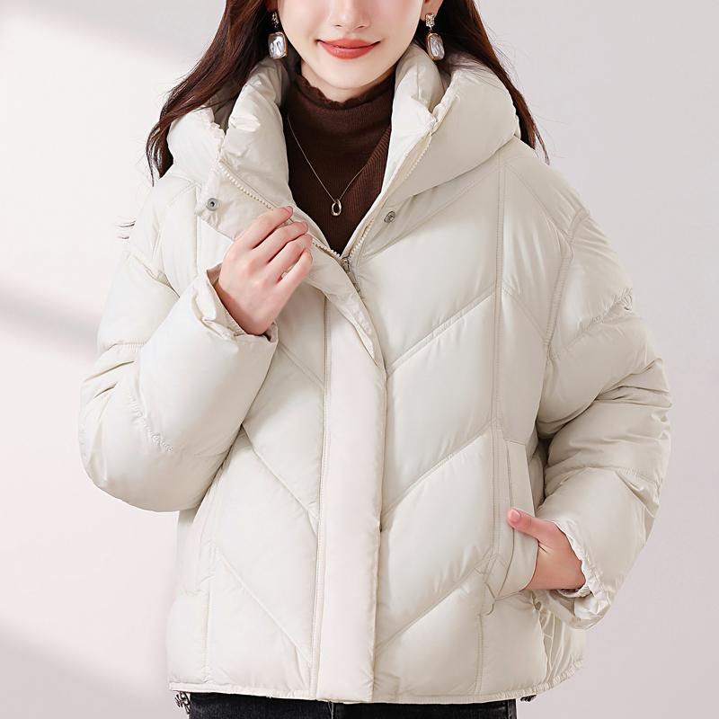 Fashion Winter Jackets Woman Short Parkas Hooded Plus Size Loose Thick Warm Outerwears Women's Coats