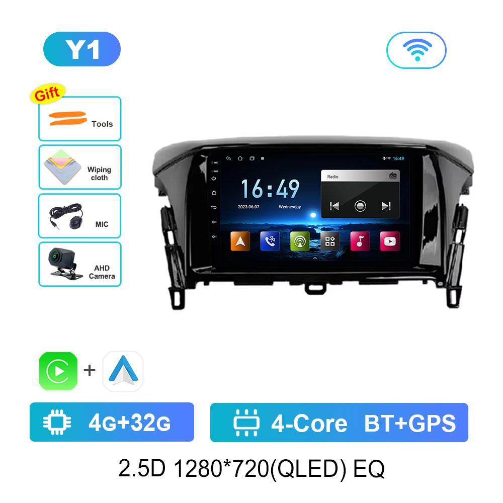 Bluetooth WiFi Navi GPS for Mitsubishi ECLIPSE CROSS 2018 2019 Android 14 Car Video Multimedia Player Split Screen Cooling Fan