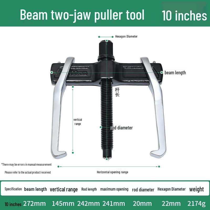 Cold Quenched Dual-Jaw Bearing & Pulley Puller Tool