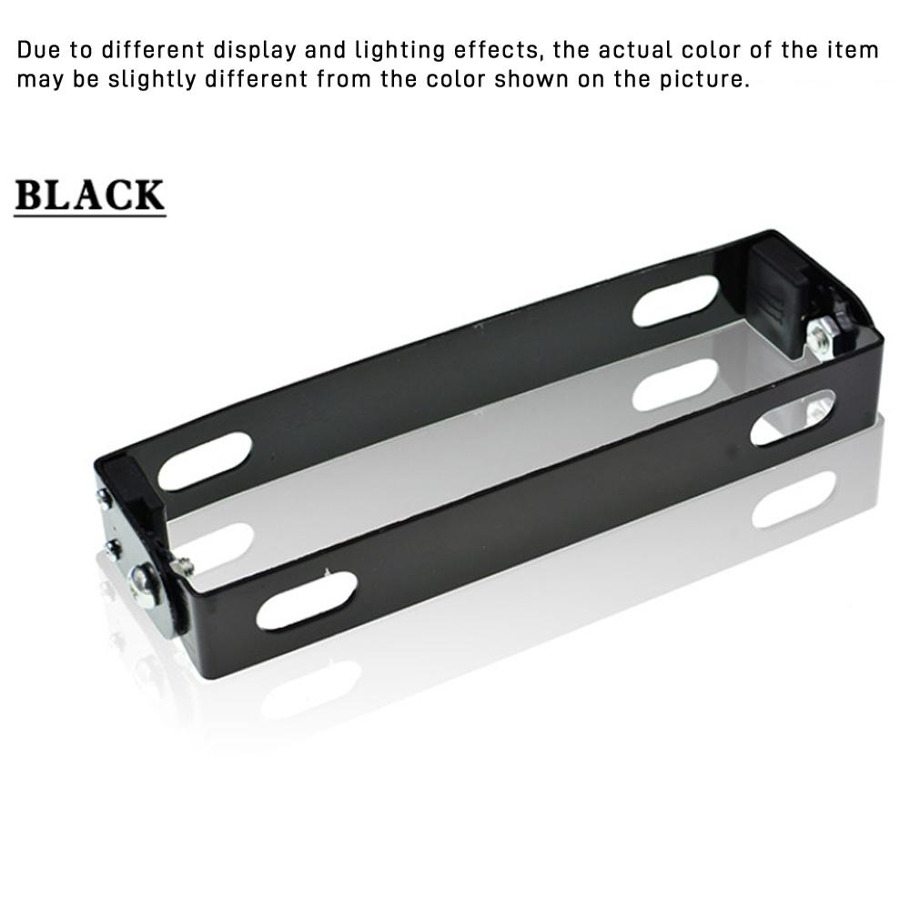 Activity license plate frame, motorcycle and electric vehicle modified license plate frame with adjustable activity license plat чёрный