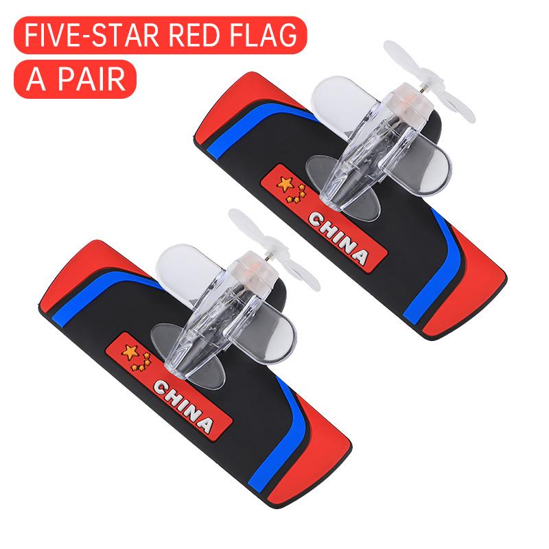 Airplane and motorcycle ornaments, car exterior rearview mirror decorations Car rearview mirror rain eyebrow car accessories