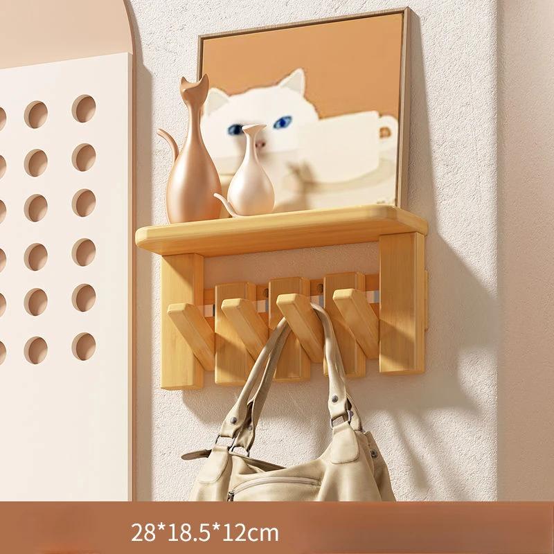 Modular wall Coat racks wooden multifunctional space saving Shelf Storage clothes hangers entrance hall Hanger Living room
