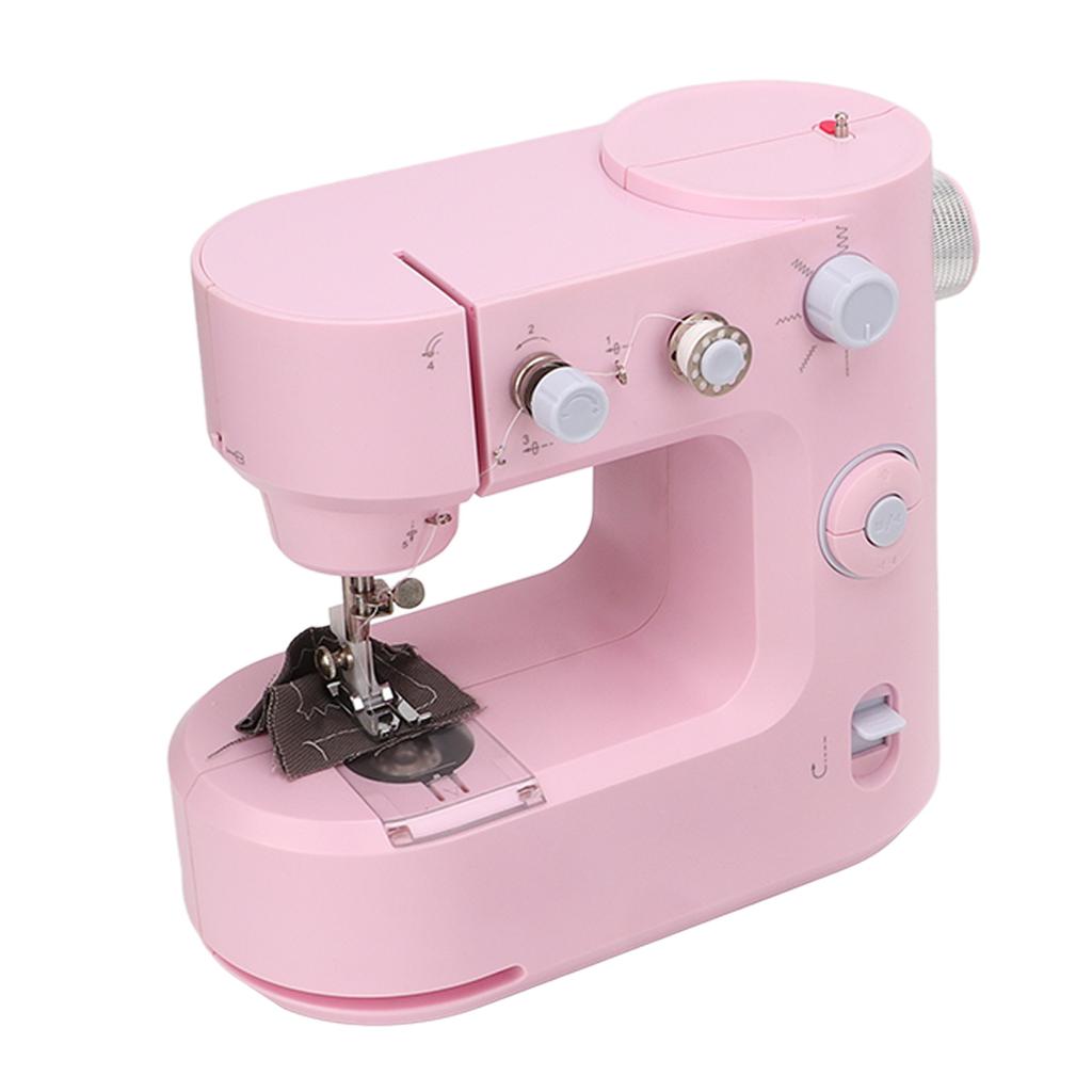 Sewing Machine 5 Stitch Portable Small Overlock Multifunctional Home Sewing Machine for Family