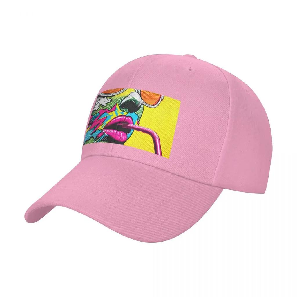 Neon Nostalgia A Sip of Synthwave Baseball Cap Sunhat Bobble Hat New Hat Uv Protection Solar Hat For Girls Mens