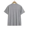 Women's Basic Round Neck Loose Short Sleeve T-shirt, Elegant Versatile Casual Pullover Top