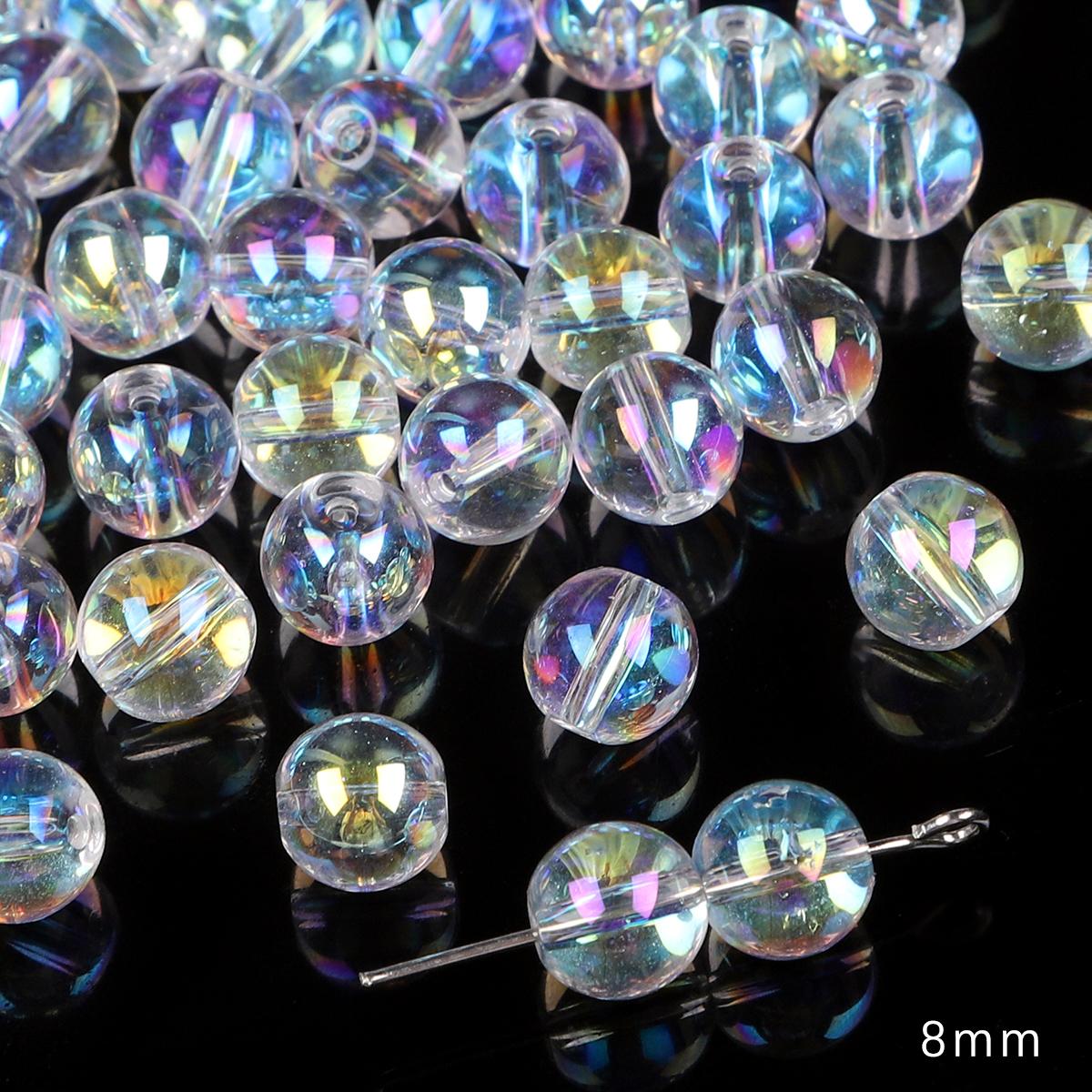 

Хрустальные бусины различной формы, блестящие прозрачные стеклянные бусины для изготовления ювелирных изделий, браслет, ожерелье, серьги 8mm 10pcs