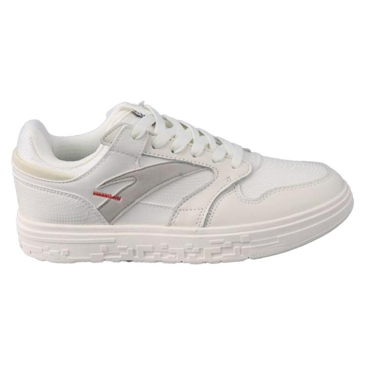 Anta Slip Resistant Cushioning Low Top Skateboard Shoes Men's White 112238066-1
