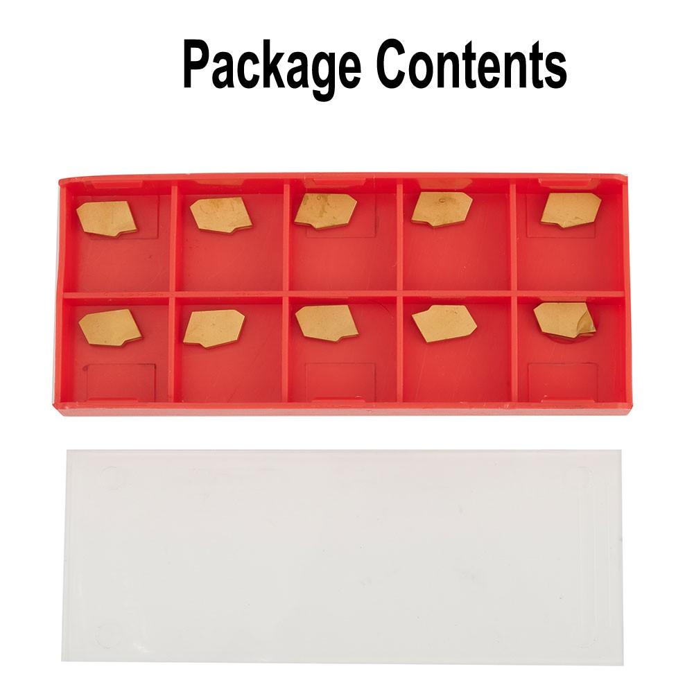 10pcs SP200 GTN-2 Grooving Cut-Off Carbide Inserts for SPB26-2 SPB32-2