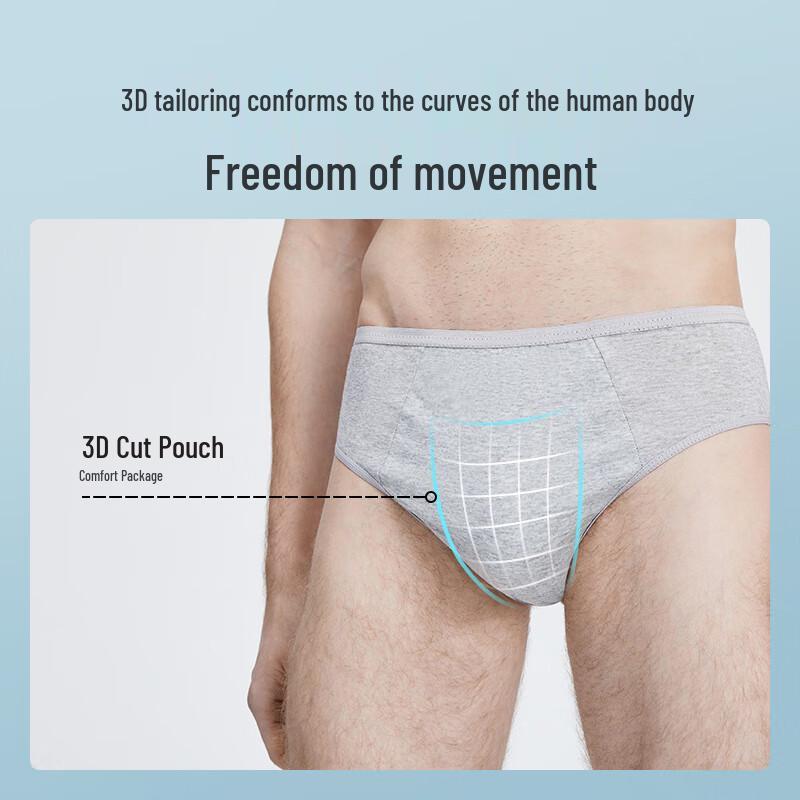 JD Sourced Men's Pure Cotton Disposable Briefs