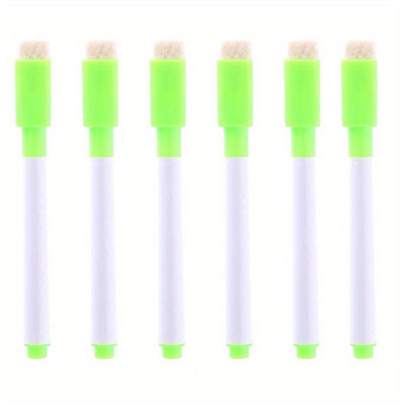 6pcs Non magnetic whiteboard penquick drying environmentally friendly small eraser pen writing stationery whiteboard accessories