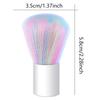 Nail Cleaning Dust Brush Makeup Brush Metal Handle Nail Paint Gel Dust Cleaning Brush Make Up Nail Art Uv Powder Remover Brush