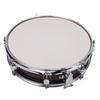 Snare Drum 14 Inch Super Slim Stainless Steel Student Snare Drum with Drumsticks for Practice Performance Wine Red
