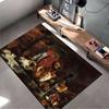Historic Art-Inspired Non-slip Rug Suitable for Living Room and Bedroom Sofas
