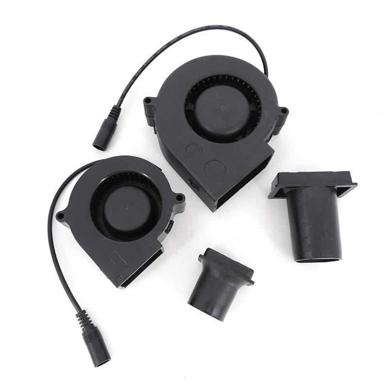 12V DC port 7530 9733 Blower cooling Fan Speed Controller Barbecue Fan Air Blower for Picnic Stove Cooking adjustable power