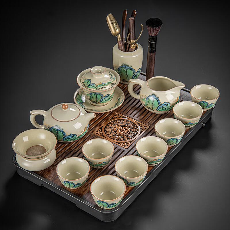 Leinuo Ru Kiln Landscape Tea Ceremony Set