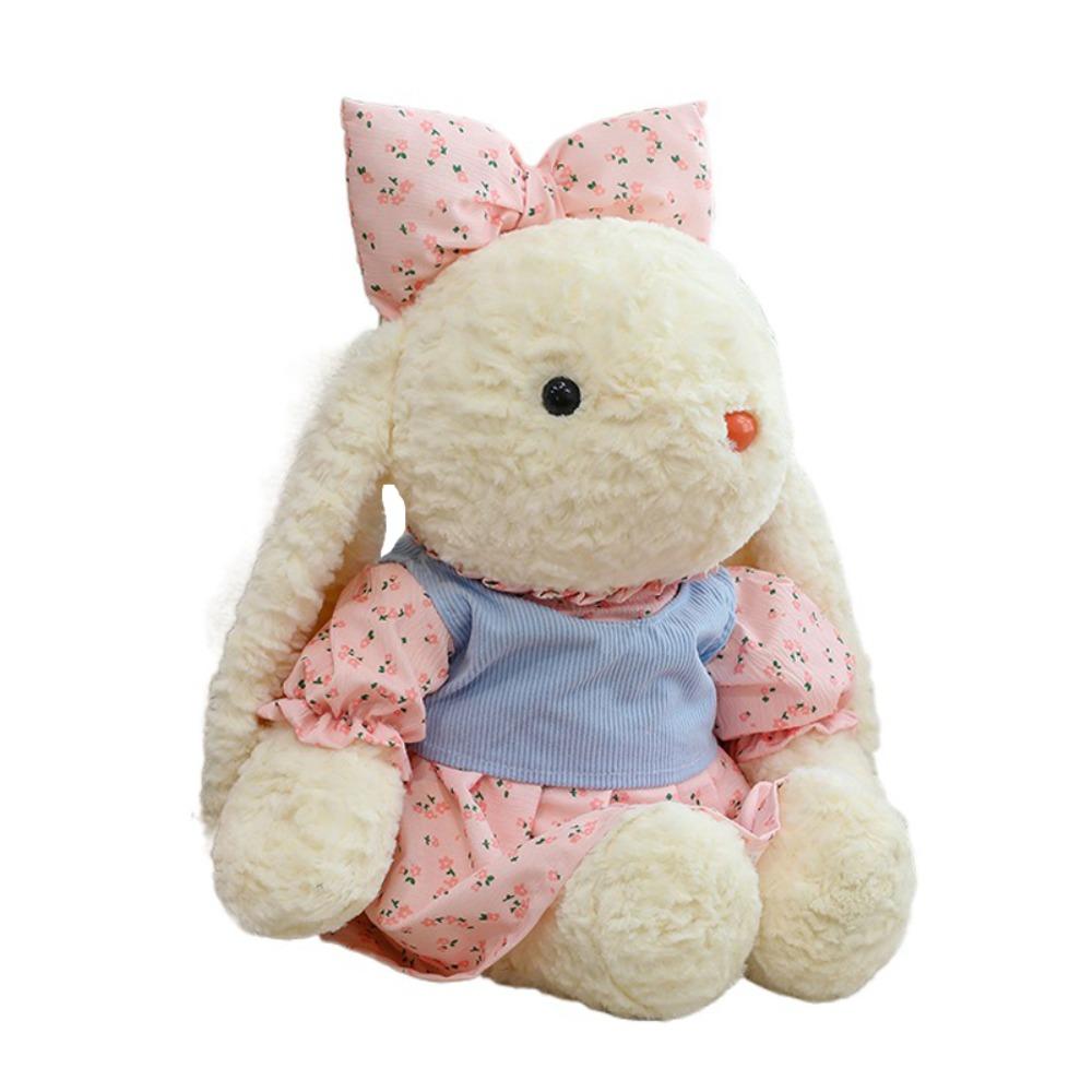 Cartoon Animal Animal Dressed Bunny Doll Colorful Dress Rabbit Soft Doll  Kids Boy Girl