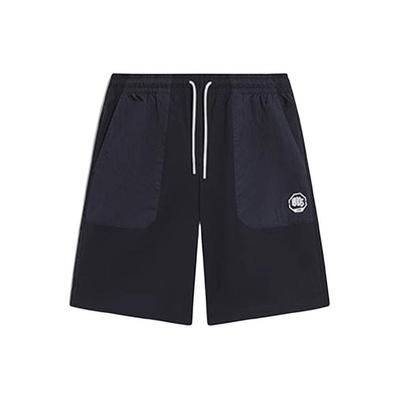 Li Ning Bad Five Basketball Series Loose Quick-Dry Breathable Comfortable Woven Casual Shorts Men Shorts Black AKST347-1