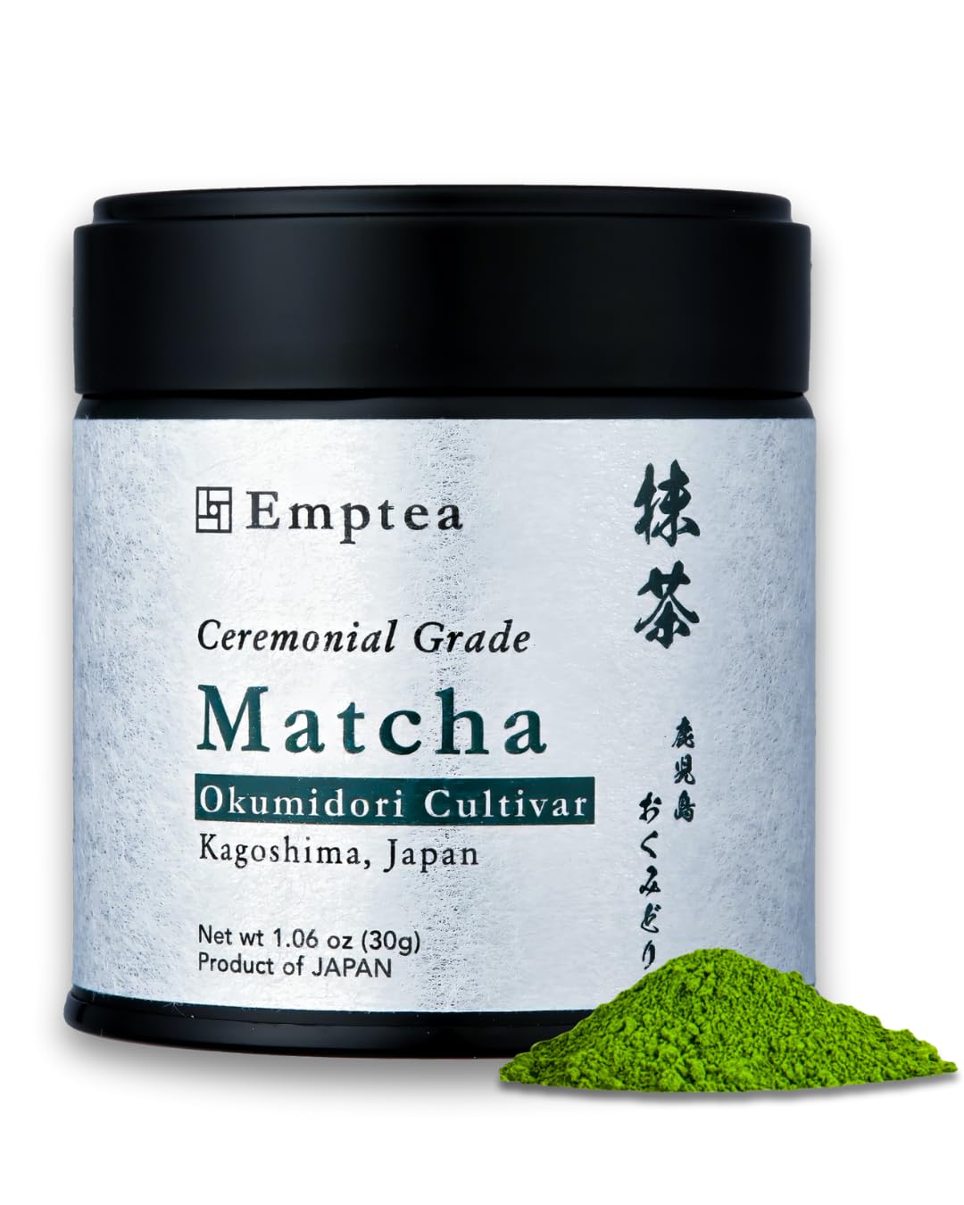 

Emptea Матча 30г Одинарный Одинарный Первый Сделано в Японии Идеально для чая Порошок Тонкой Матчи Окумидори, Банка, Сорт, Происхождение, Кагосима, Урожай, Чай,