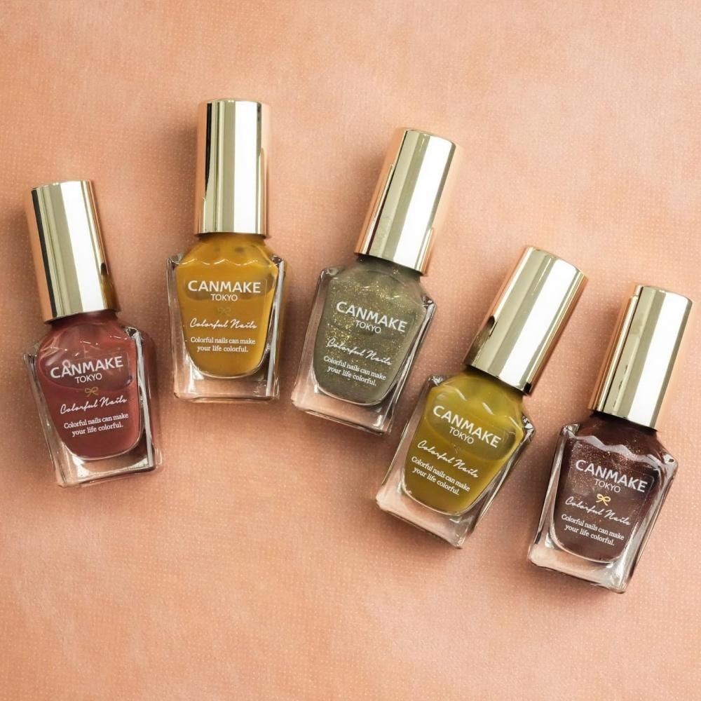 Canmake Colorful Nails N89 Mossy Green 8ml Nail High Color Quick Dry Mossy Green Sheer 89 Mossy Green