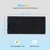 Flexible Solar Panel 50 Watt 12 Volt Monocrystalline Semi-Flexible Bendable 50W 100W Off-Grid Charger Marine RV Cabin Van Car 4