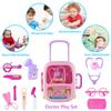 Doctor Play Set Doctor Toys for Kids Pretend Play Medical Tool Toy with Portable Suitcase Educational Toy Gift for Boy Girl