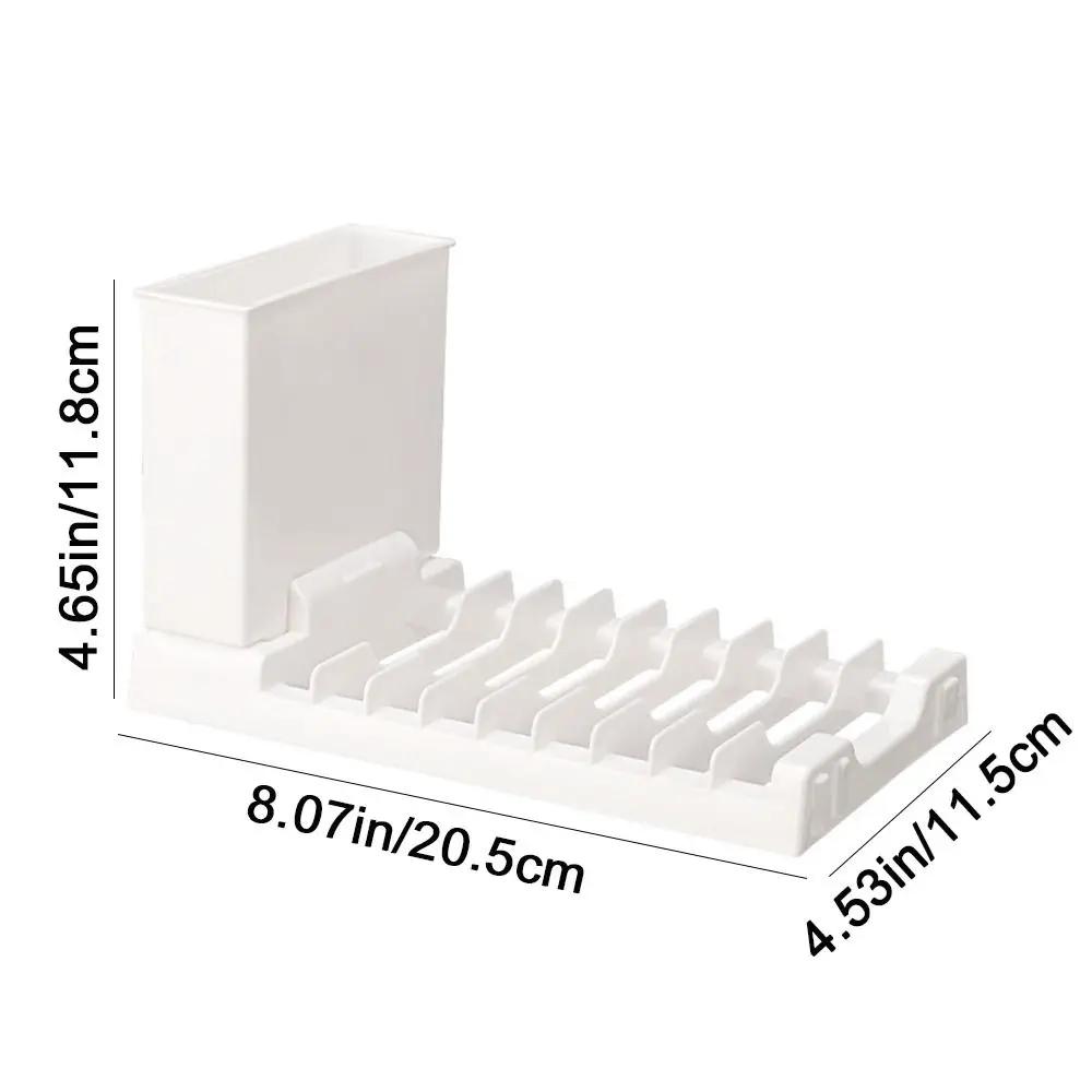 

Пластиковая складная сушилка для посуды 2 В 1, большая вместимость, подставки для сушки кухонной утвари, компактная подставка для хранения посуды