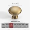 Bronze Brass Pull Handle: New Chinese Style Cabinet, Wardrobe & Drawer Retro Door Handle