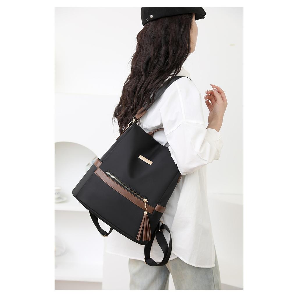 New large-capacity fashion backpack women's retro casual anti-theft schoolbag backpack women's shoulder bag