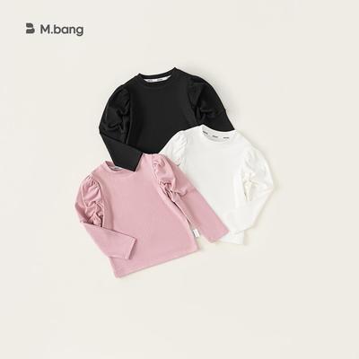 Youbao Girls' Autumn Long-Sleeve Bubble-Sleeve T-Shirt QY24081