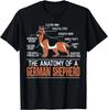 The Anatomy Of A German Shepherd Funny Dog Lover Puppy Gifts Unisex T-Shirt