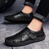 Large Size 48 Men's Shoes Handmade Casual Shoes Men's British Fashion Trendy Shoes Low Top Comfortable Business Leather Shoes