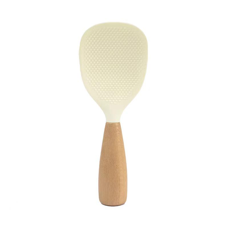 Heat-Resistant Non-Stick Silicone Rice Spoon for Home Use