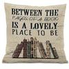 Home Decor Read More Books and Love Reading Pillows Pattern Cushion Cover Suitable for Sofa Bedroom Car Pillow Cover