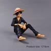 Anime One Piece Luffy Pvc Figurine Monkey D Luffy Classic Model Toys Sabo Ace Doll Cake Car Decoration Collection