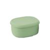 Oval Food Storage Box Heat Resistance Food Container Salad Box Silicone Lunch Box  Travel