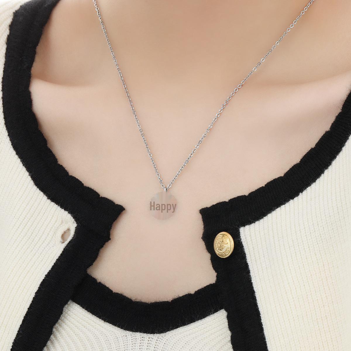 

Геометрическое двухстороннее ожерелье Fuxi в китайском стиле на ключицу