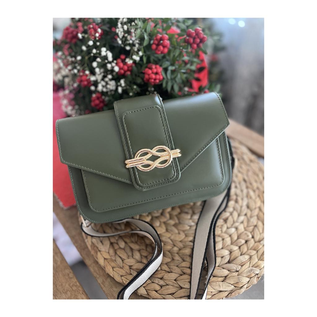 Golddetaillierte Hand- und Damen-Umhängetasche in Weinrot