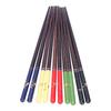 Wood Chopsticks 5 Pairs Reusable NonSlip Wooden Chopstick Household Tableware Utensils(Color Box Packing )