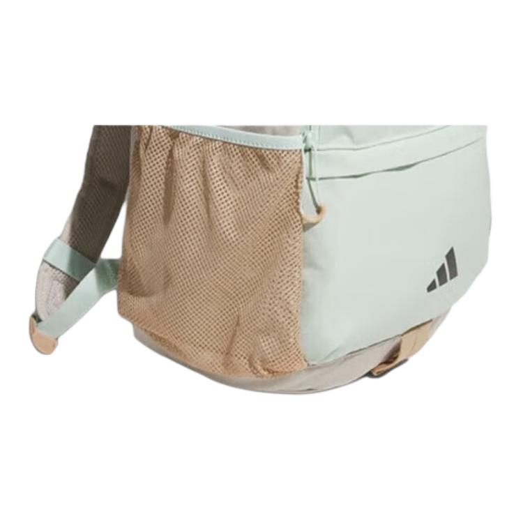 Adidas Fashion Simple Large Capacity Polyester Backpack Small Unisex Backpacks Light-Green JL8431
