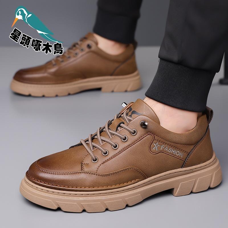 Men's Shoes 2025 Autumn Casual Comfortable Platform Mountaineering Shoes Outdoor Sports Casual Shoes
