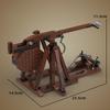 MOC Medieval Furniture Building Blocks Cannon Sheepskin Leather Rack Spinning Wheel Map Desk Loom Bricks Toys Kids Gift
