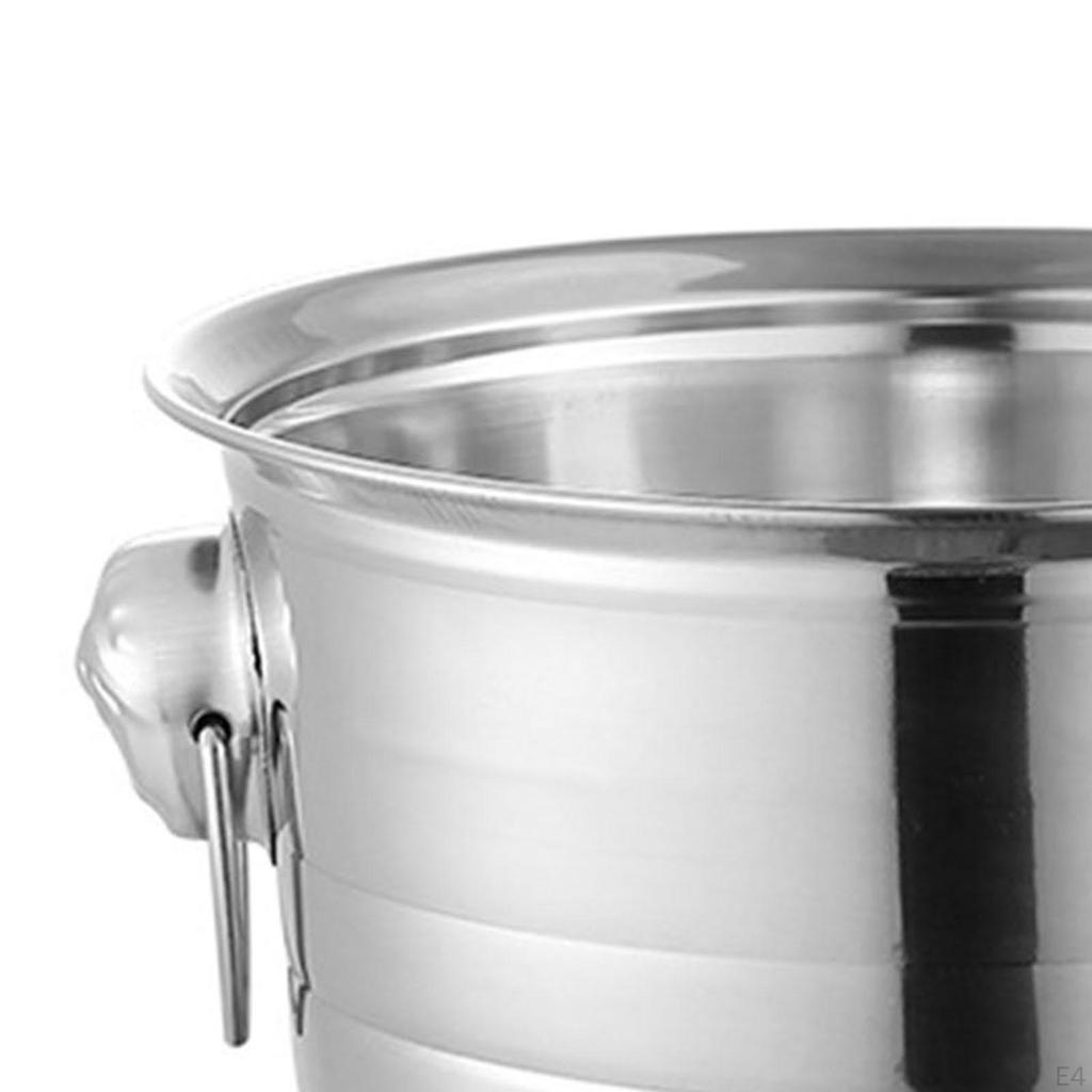 Cubo de hielo con abrazadera, cubos de cerveza, práctico y portátil, herramienta para enfriar bebidas para fiestas en hoteles.