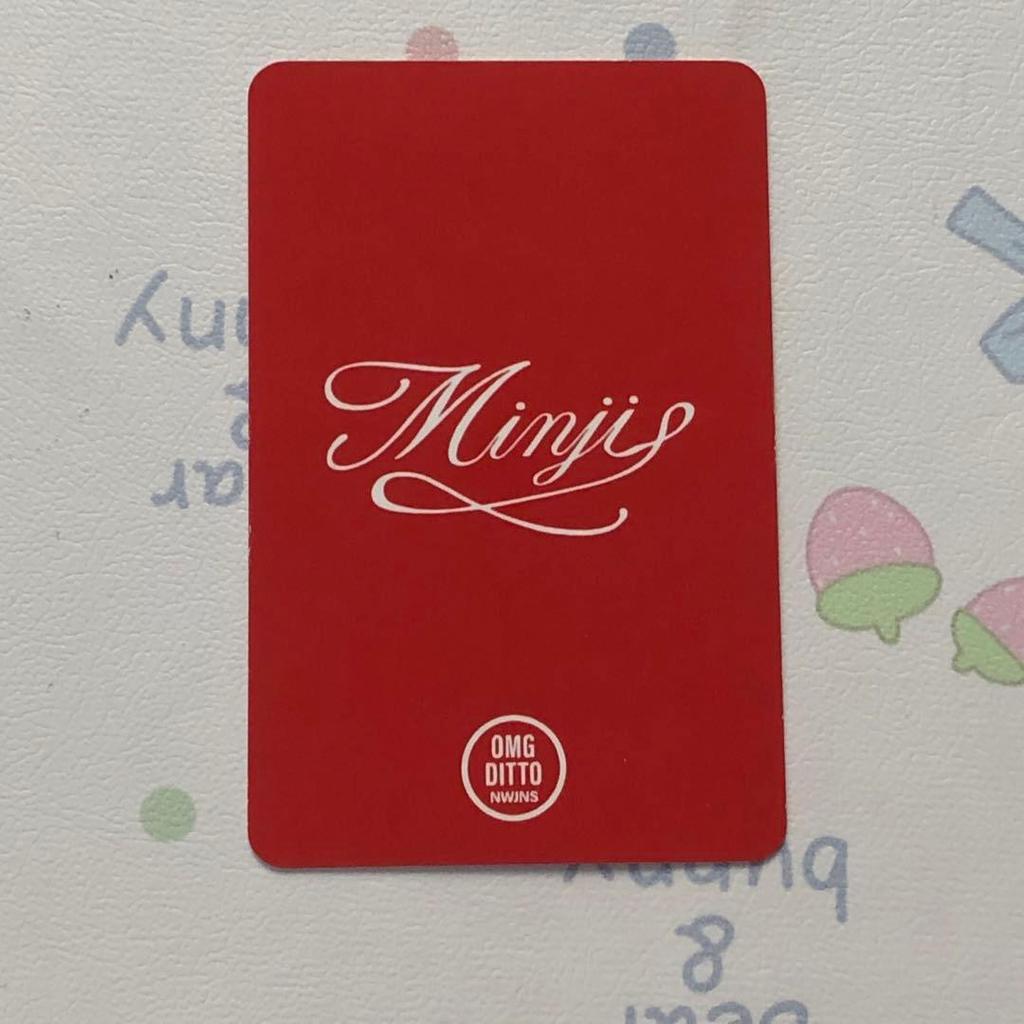 [USED] NewJeans Minji NJZ omg DITTO Sanok trading card