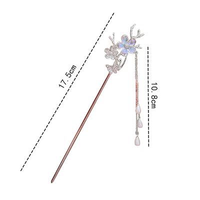Vintage Chinese Style Hairpins Handmade Hair Sticks For Women Girls Exquisite Hair Fork Versatile Hair Accessories Gifts