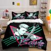 David Bowie Tribute Design Bettwäsche Bettbezug Set Bettbezug Kissenbezüge  (1*Bettbezug 2*Kissenbezüge, ohne Bettdecke)