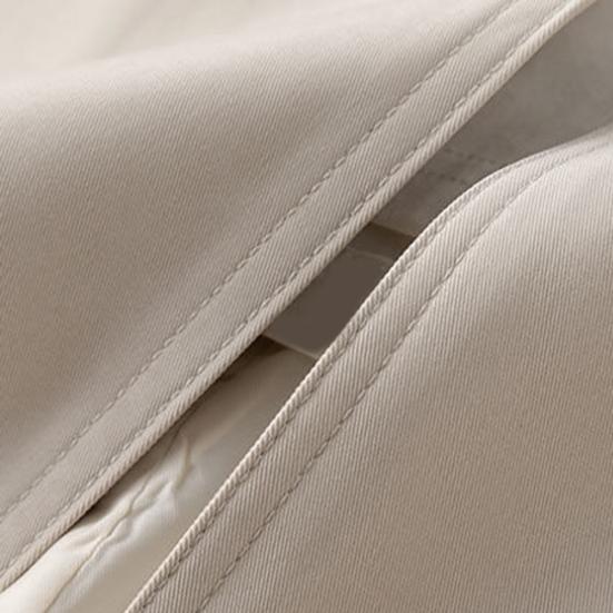 Women's Long Slim Coat Elegant Stylish Single-Breasted Jacket Solid Color Coat